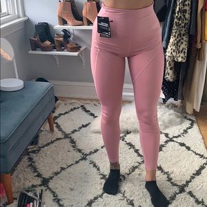 Pink puma leggings with tags